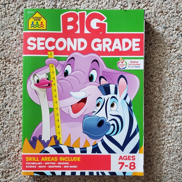 Two Second Grade Workbooks - Spectrum Second Grade & BIG Second Grade - Picture 5 of 7